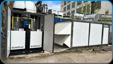 Установка котлов RGT-80 в Юбилейновской школе