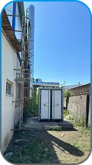 Газовый котёл Компас в работе