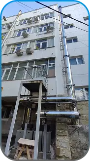 Газовый котёл Компас в работе